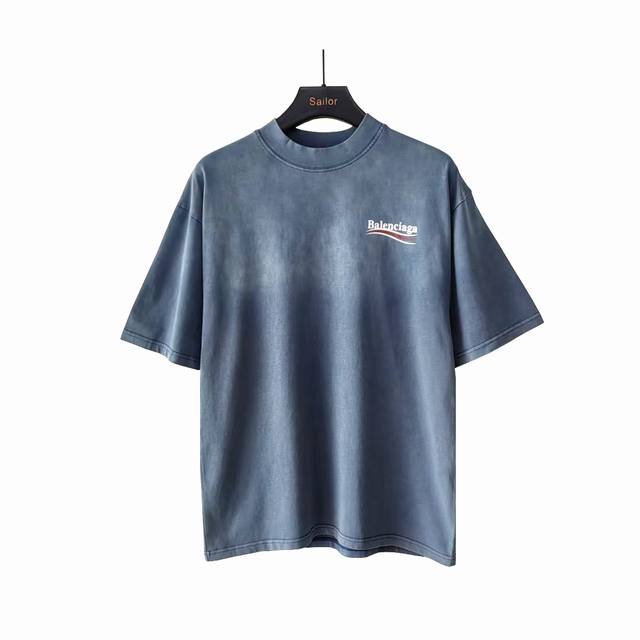 Real shot details + details Balenciaga Coke Wave Ripped Short Sleeves Classic Co