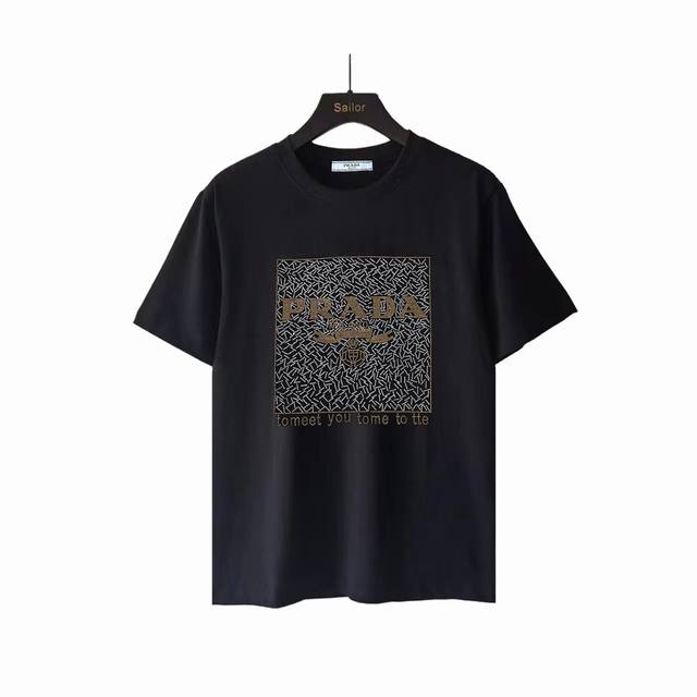 Real shot details + details Prada Prada large color matching letters triangle lo