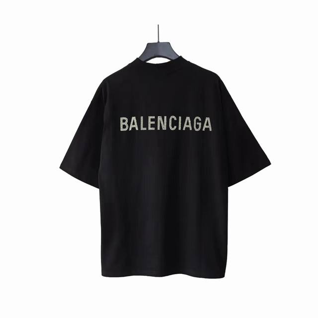 Actual details + size chart Balenciagg new front and back middle letter hot diam