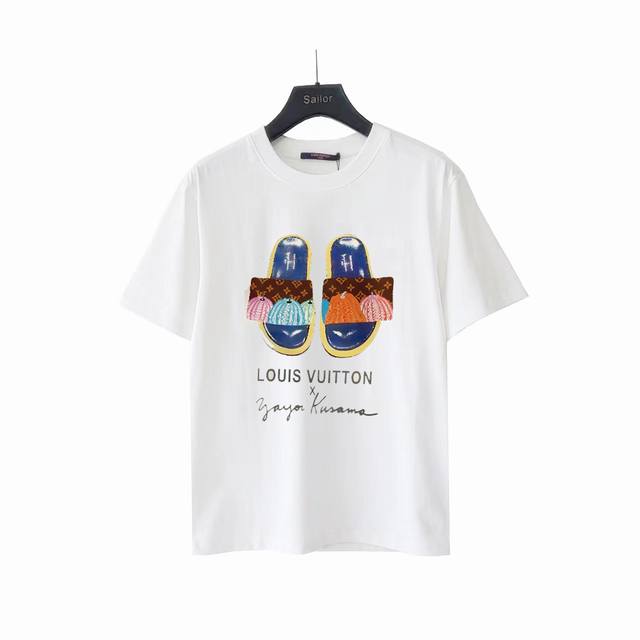 Actual details + size chart Louis Vuitton 24Ss pumpkin slippers Logo printed sho