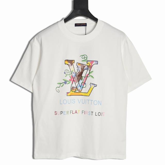 Louis Vuitton Lv 25Ss floral short-sleeved T-shirt The fabric is made of customi