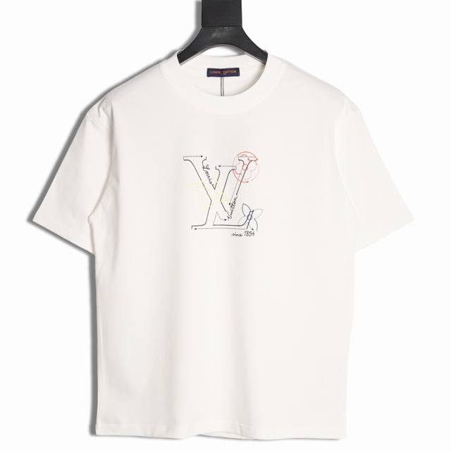 Louis Vuitton Lv 25Ss dotted short-sleeved T-shirt The fabric is made of customi