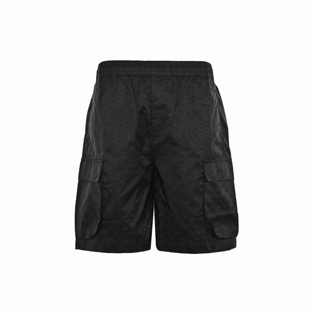 Gucci 24Ss Obscure Double G Jacquard Work Shorts Inspired by the charming seasid