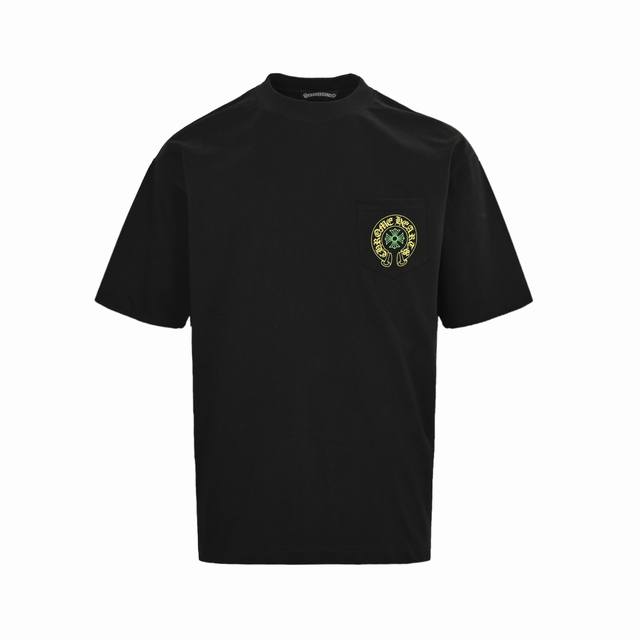 Chrome Hearts 25Ss cross print short sleeves The fabric is made of 280g combed c