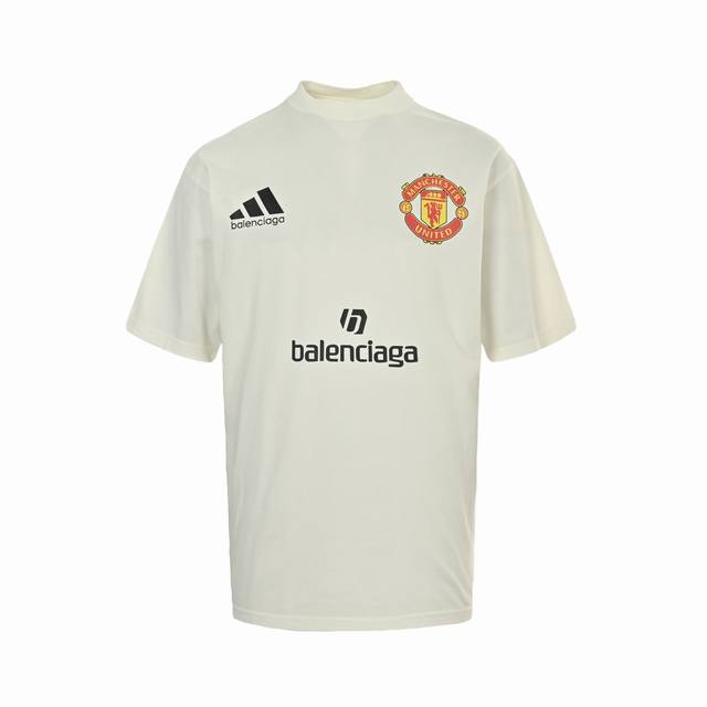 Balenciaga & Adidas co-branded printed logo short sleeves Size: Xs-Xl Printing:
