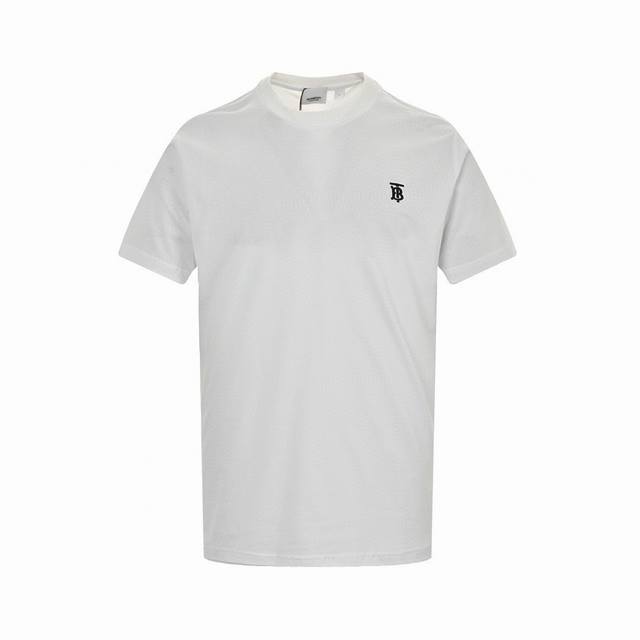 Burberry Summer new classic small Tb embroidered round neck short-sleeved T-shir