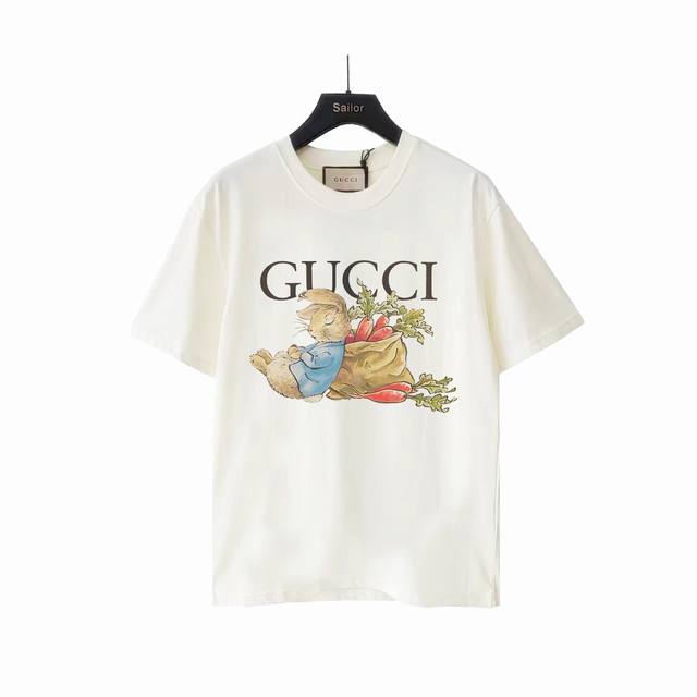 Actual details + size chart Gucci Gucci Harvest Rabbit Letter Logo Printed Short