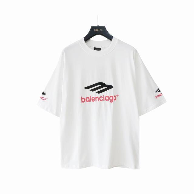 Actual details + size chart Balenciaga large M3M embroidered short sleeves Embro