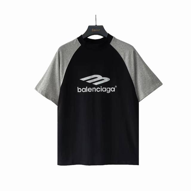 Real shot details + size chart Balenciaga 3M large M splicing short sleeves Elli