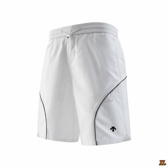Descente exclusive real shot of the new summer high-quality splicing trendy bran