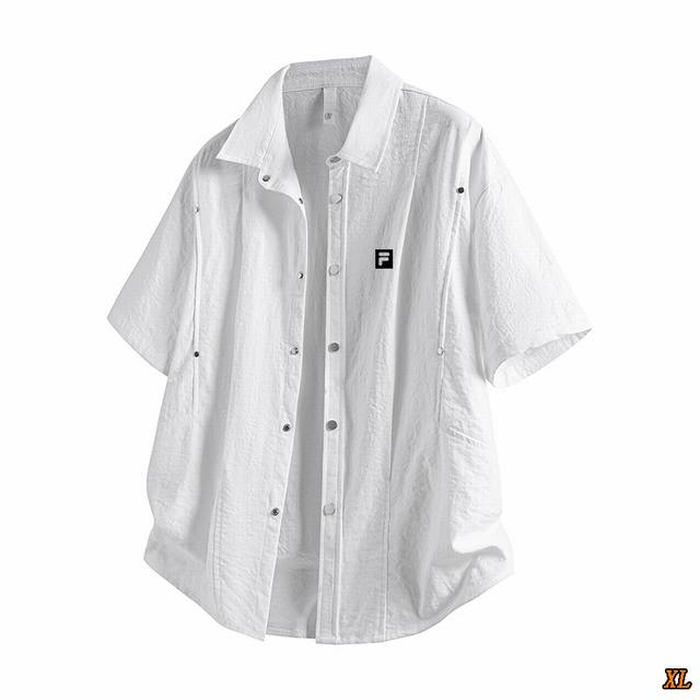 Fila exclusive real shot of the new summer high-quality shirt tops shirt trendy