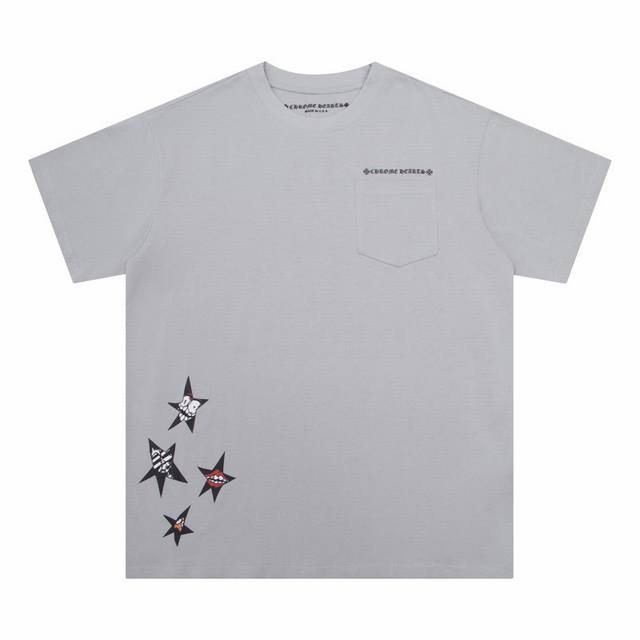 High version Chrome Hearts Mattyboy series cartoon print short sleeves! The fabr