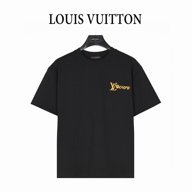 Louis Vuitton 25Ss back letter logo foam print short-sleeved T-shirt Purchase th