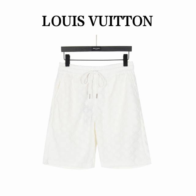 Louis Vuitton 25Ss full print monogram jacquard convex suit shorts original mold