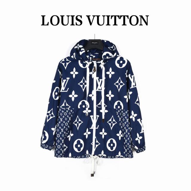 Louisvuitton Monogram Printed Windbreaker Jacket Original custom-made fabric, su