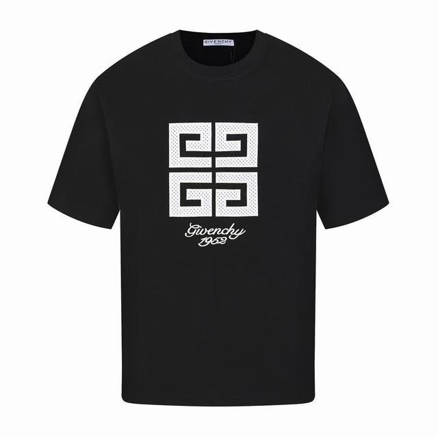 Givenchy Summer new mesh embroidered letter round neck short-sleeved T-shirt, ma