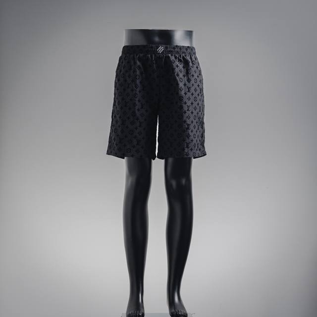 Louis Vuitton 25Ss flocked full print jacquard shorts Buy it now Zp open version