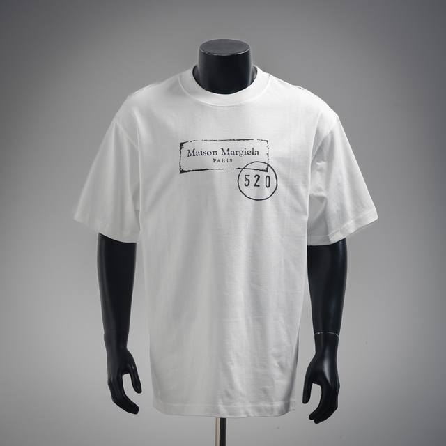 Mm6 Margiela 25Ss New 520 Valentine's Day Limited Edition Letter Short Sleeve T-