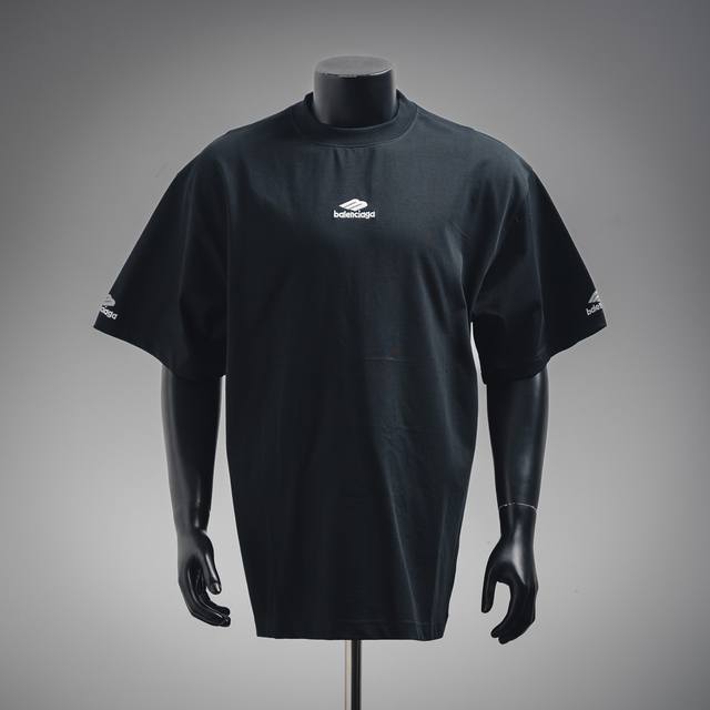 Balenciaga skiwear series embroidered short-sleeved T-shirt Size: 1.2.3.4