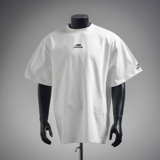 Balenciaga skiwear series embroidered short-sleeved T-shirt Size: 1.2.3.4
