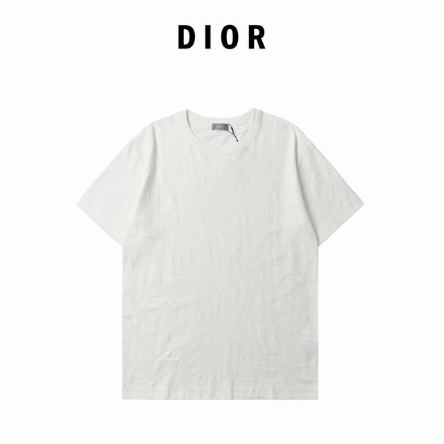 Dior Obliave short sleeves with full print jacquard letters Customized Dior jacq