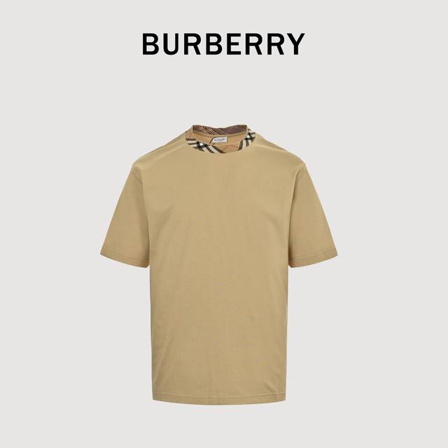 Burberry Bbr Warhorse Check Cotton Short Sleeve T-shirt Completely matched mater