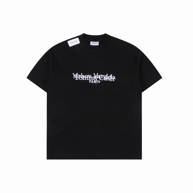 Maison Margiela X Tommy Cash 25Ss Margiela co-branded short-sleeved T-shirt Fabr