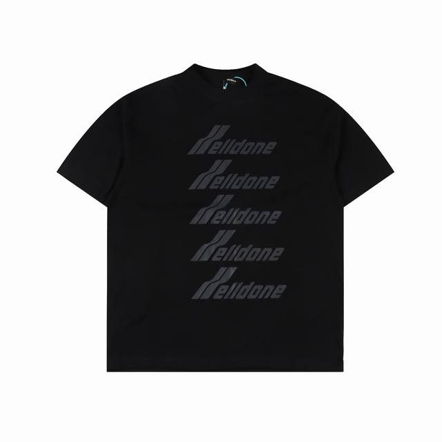 We11Done Classic data style classic bullet screen letter printing couple short-s
