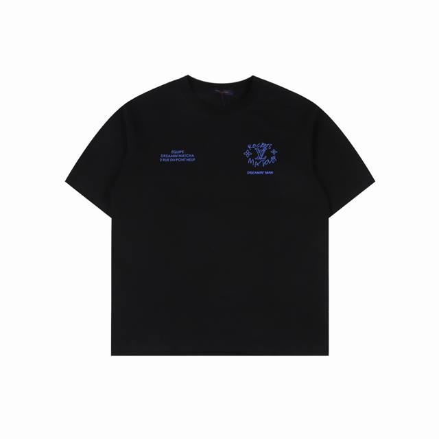 Louis Vuitton 25Ss Dreamer Graffiti Slogan Printed Short Sleeve T-shirt The them