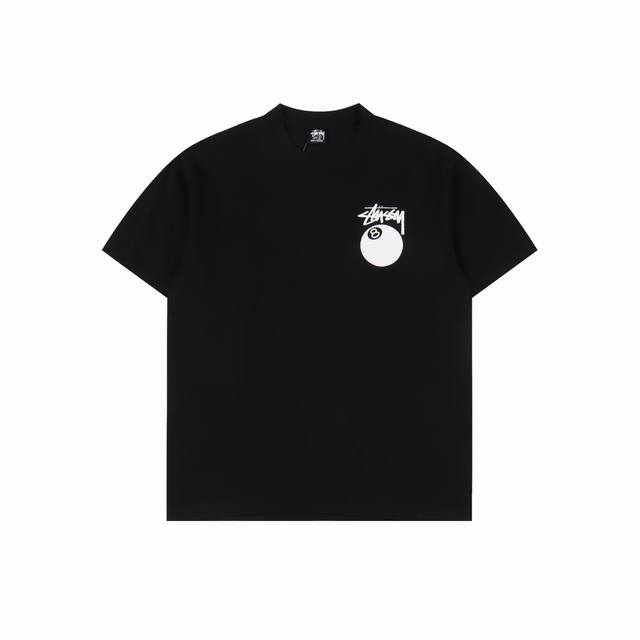 Stussy Black Billiards Print Short Sleeve Size: S-Xl