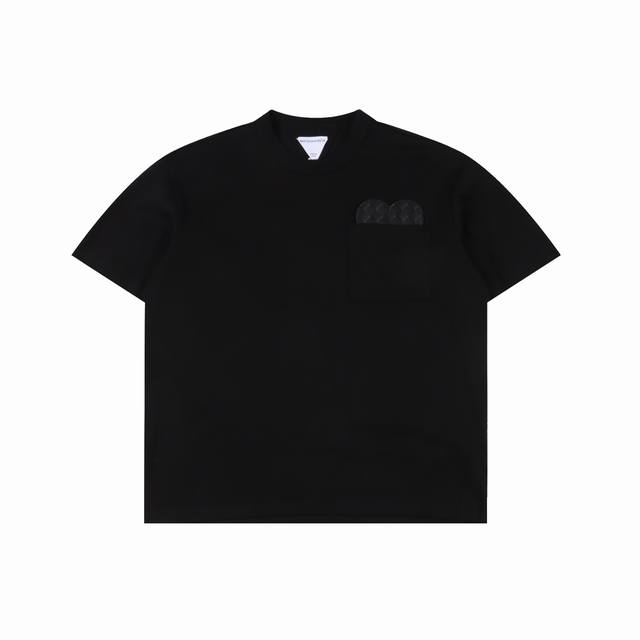 Bottega Veneta Bv woven heart leather logo short-sleeved T-shirt The original ve