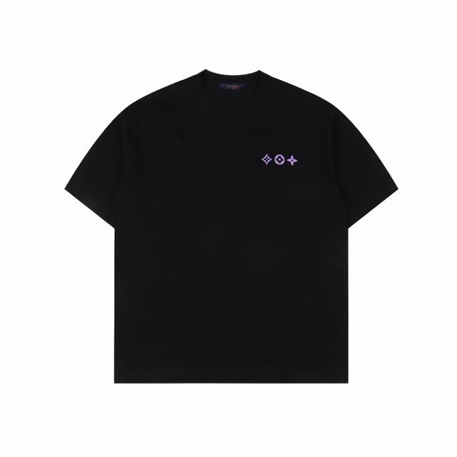 Louis Vuitton 25Ss Short-sleeved T-shirt with four-leaf clover letter print on t