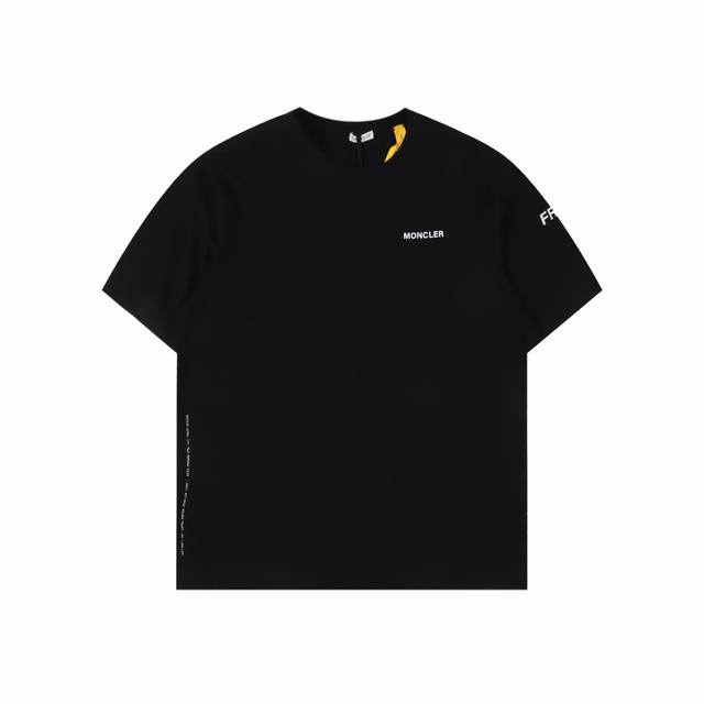 Moncler Mc Fujiwara Hiroshi co-branded ring short-sleeved T-shirt is made of dou