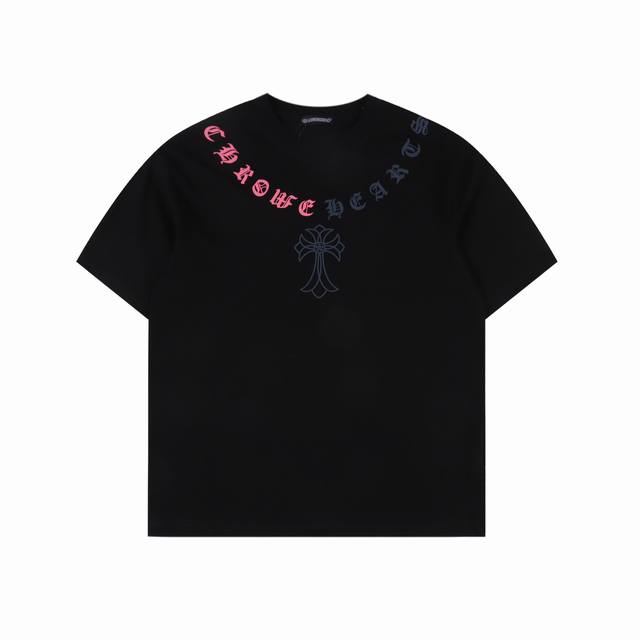 Chrome Hearts Chrome Hearts Sanskrit cross foam print short sleeves The fabric i
