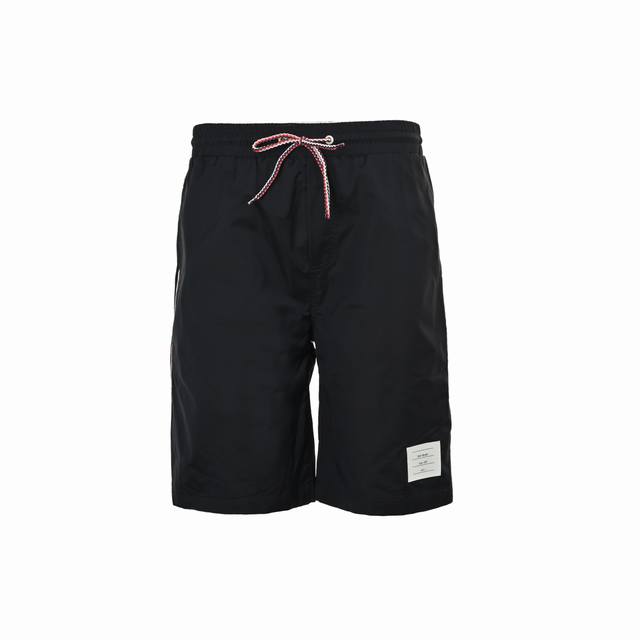 Thom Browne 25Ss striped ribbon beach shorts The fabric is custom-made, function