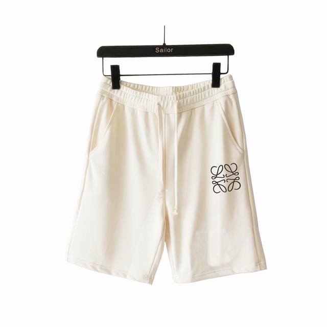 Actual details + size chart Loewe embroidered flame pocket casual couple loose c