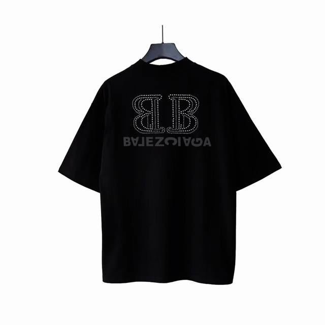 Actual shot details + size chart Balenciaga Spring and Summer Double B Letter Ho