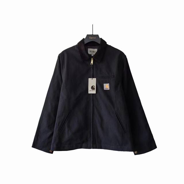 Actual details + size chart Carhartt corduroy lapel Detroit work jacket The fabr