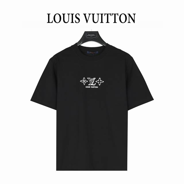 Louis Vuitton 25Ss four-leaf clover and back logo printed short-sleeved T-shirt