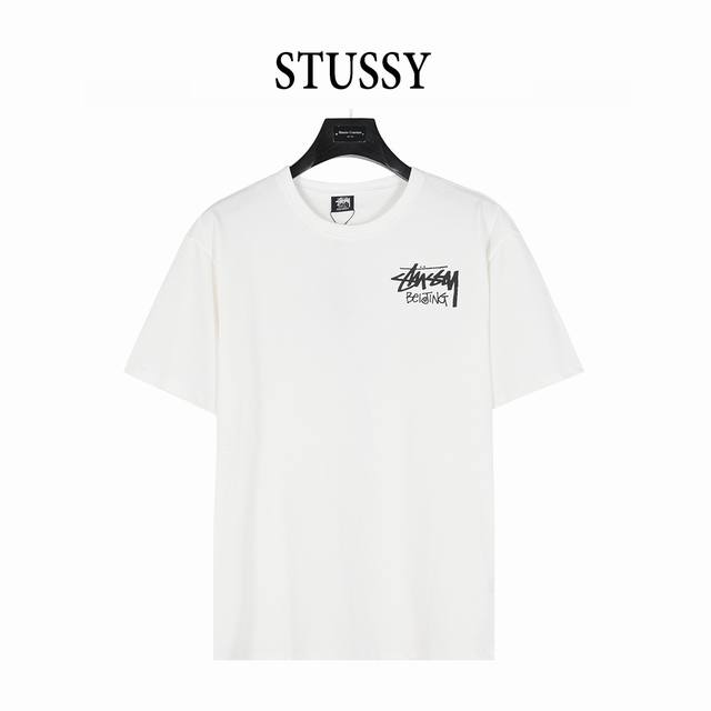 Stussy 25Ss classic city limited print short-sleeved T-shirt Stussy city series,