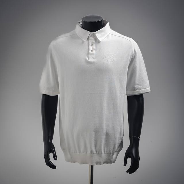 Louis Vuitton 2025Ss new pearl button polo shirt Original purchase of 10,650; fi