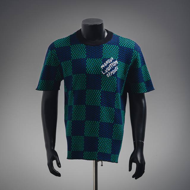 Louis Vuitton Lv 25Ss new Pharrell chessboard short sleeves The latest chessboar