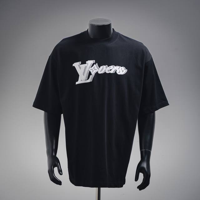 Louis Vuitton Lv25Ss Pharrell overlapping letter short-sleeved T-shirt This T-sh