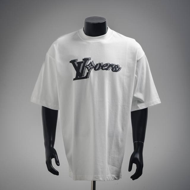 Louis Vuitton Lv25Ss Pharrell overlapping letter short-sleeved T-shirt This T-sh