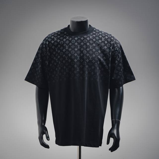 Louis Vuitton Lv 25Ss gradient shoulder short-sleeved T-shirt Authentic 8300 pur