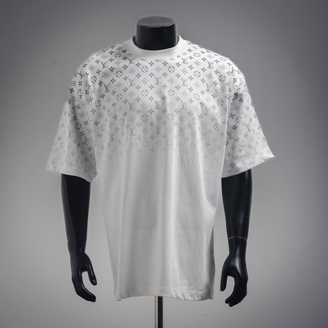 Louis Vuitton Lv 25Ss gradient shoulder short-sleeved T-shirt Authentic 8300 pur