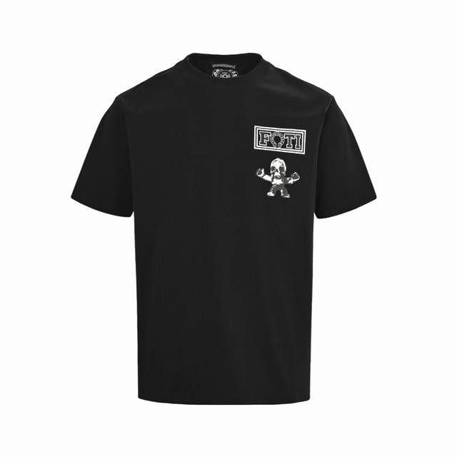 Chrome Hearts Foti co-branded skull short-sleeve The fabric is made of 280g comb
