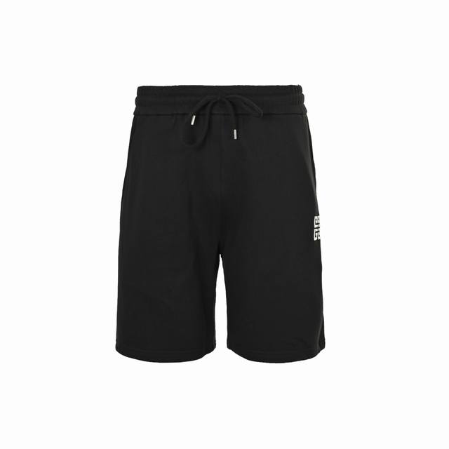 Givenchy classic embroidered 4G grid shorts are made of 400G space cotton fabric