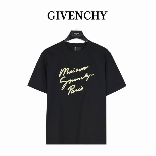 Givenchy Gvc embroidered letter short sleeves Summer channel limited new model s