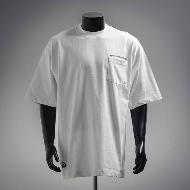 Chrome Hearts 25Ss striped cross short-sleeved T-shirt A must-have for everyday